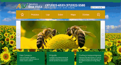 Desktop Screenshot of apiculturaboavista.com.br